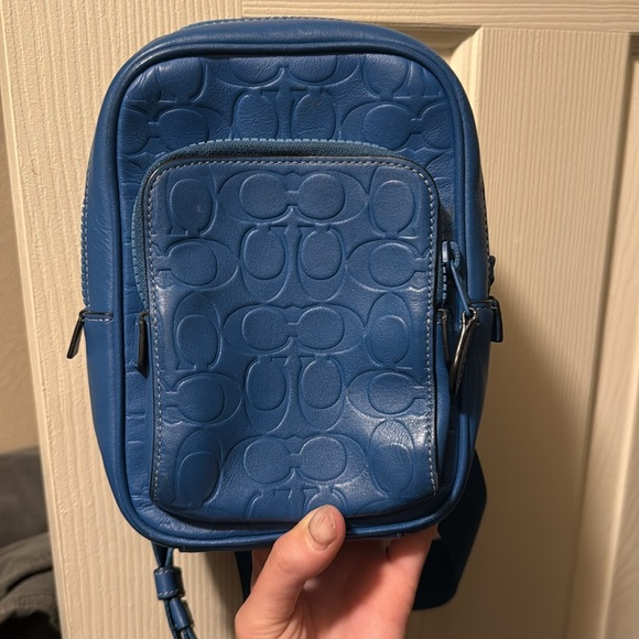 Coach Blue Men's Backpack - Picture 7 of 8